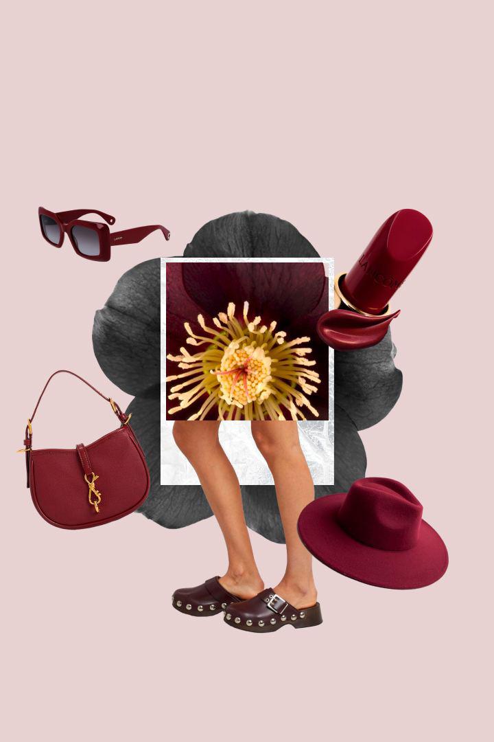 цвет сезона - бургунди