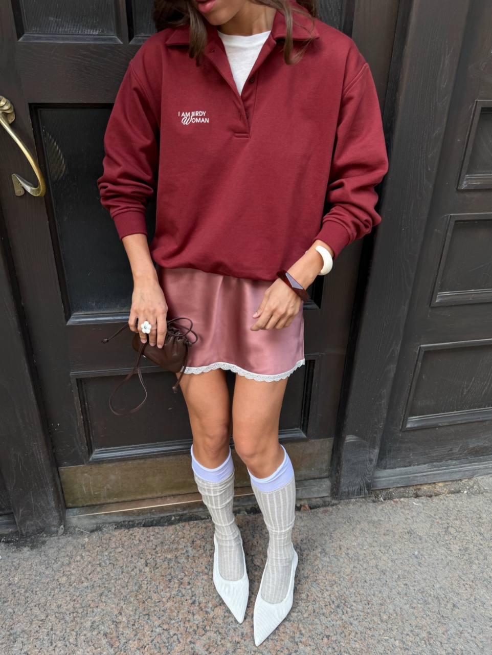 Потрясающая юбка в помадном цвете от бренда Birdy. Берём! 