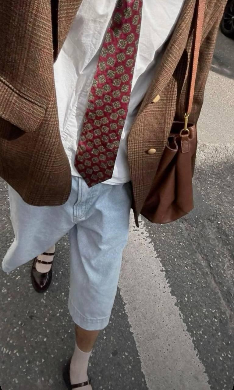 Собрала тут нам небанальных галстучных вдохновений. Особенно хороши в эклектике. Ну и в преппи по умолчанию.