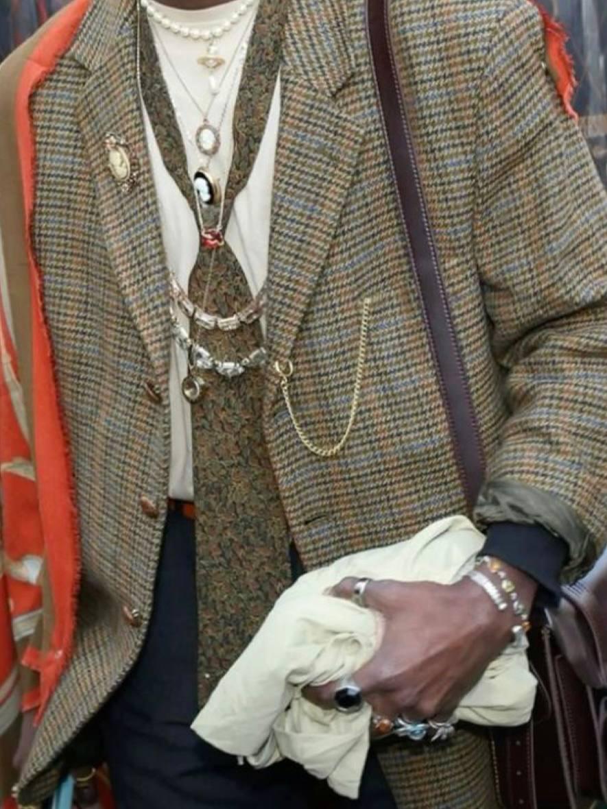 Собрала тут нам небанальных галстучных вдохновений. Особенно хороши в эклектике. Ну и в преппи по умолчанию.