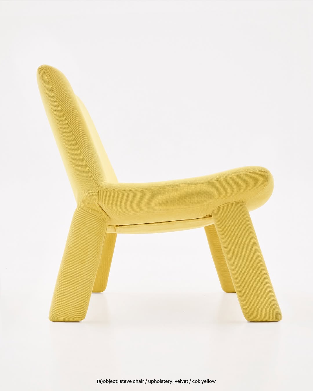 кресло steve — тот самый солнечный зайчик, который так необходим в пасмурную погоду 

——
(a)object: steve chair
upholstery: velvet
col: yellow
#steve_chair