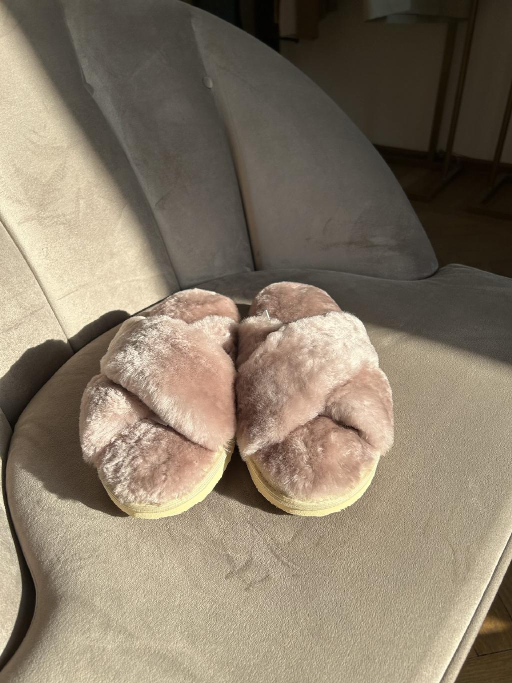 Тапочки из натуральной овчины